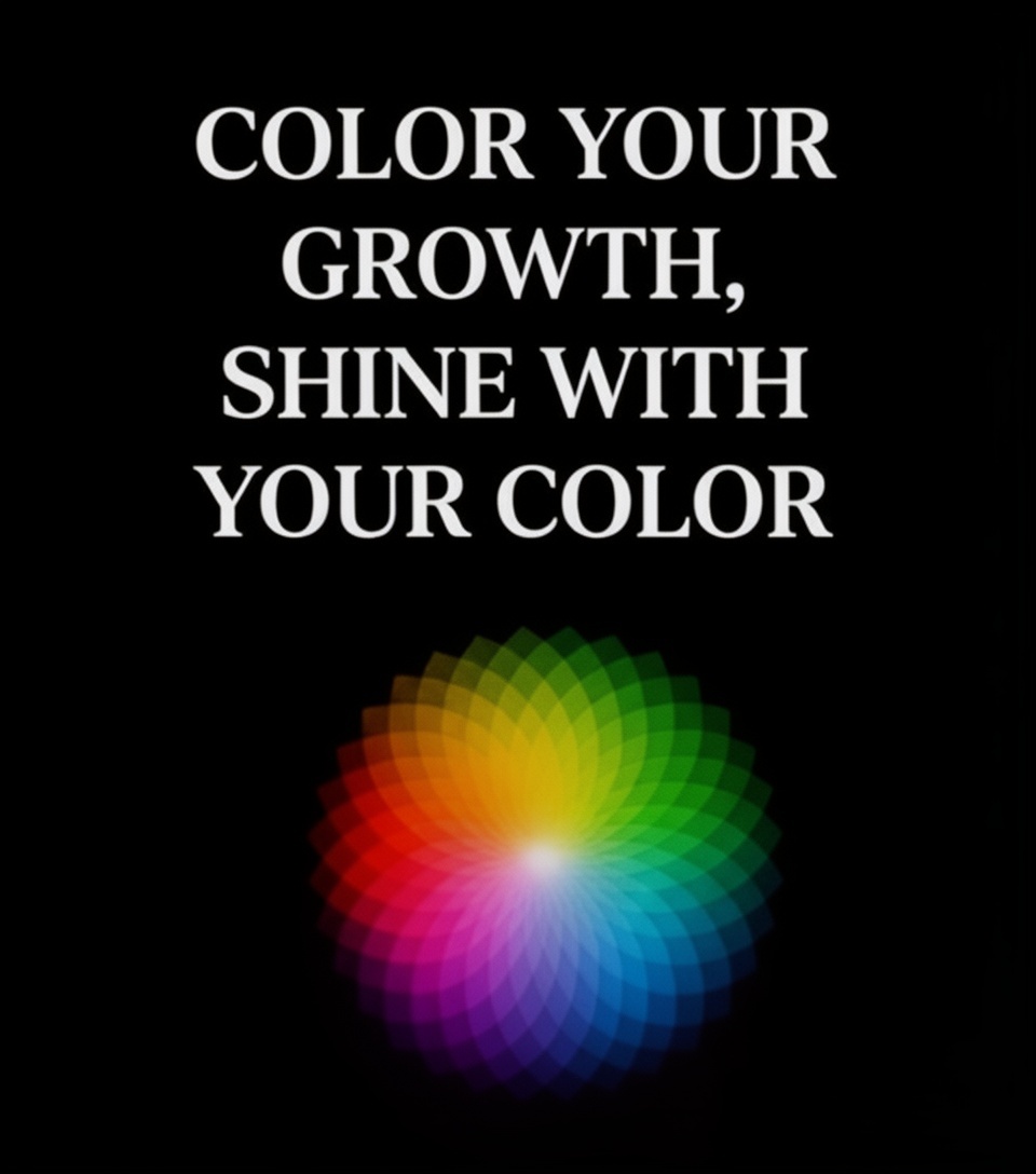 Color Your Growth, Shine With Your Color